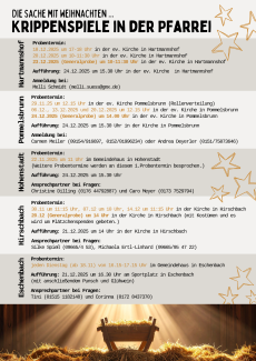 Krippenspiel Flyer